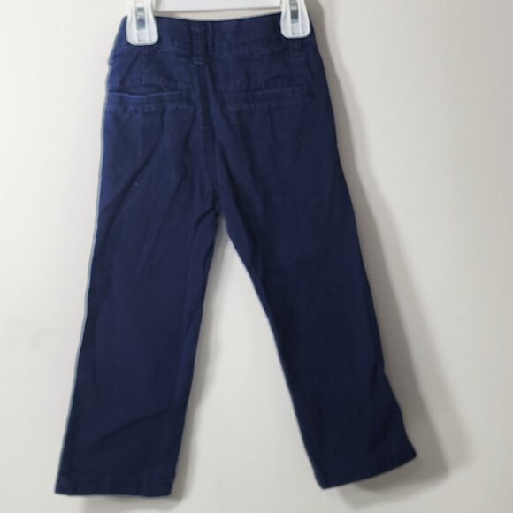 Crazy 8 Blue Jean Pants fake button (clasps together) with zipper Size 3T - Picture 2 of 7